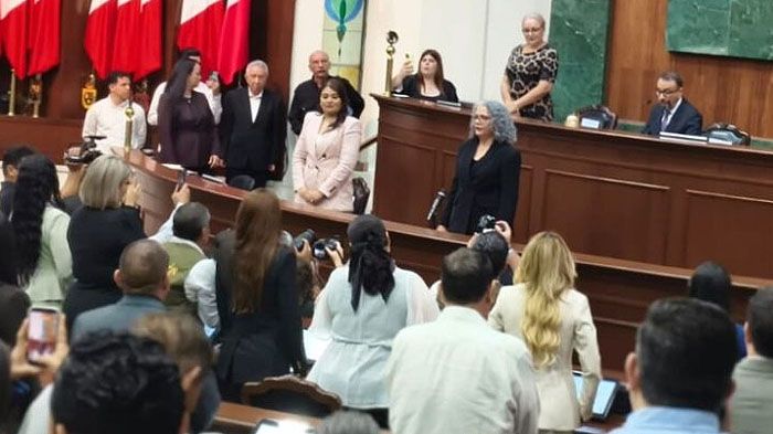 Nombra Congreso de Sinaloa a Graciela Domínguez gobernadora interina