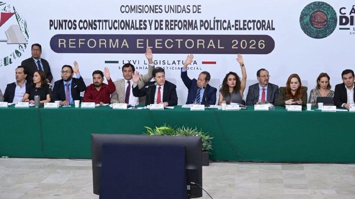 Aprueban en comisiones reforma electoral; PT y PVEM votaron en contra