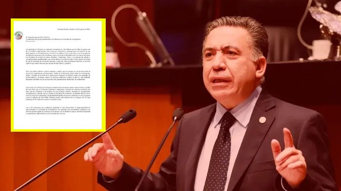 Senador Enrique Inzunza deja la bancada de Morena, se declara independiente