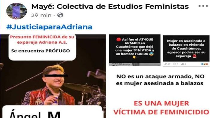 Exigen justicia colectivo Mayé tras asesinato de mujer en la colonia Vista Hermosa